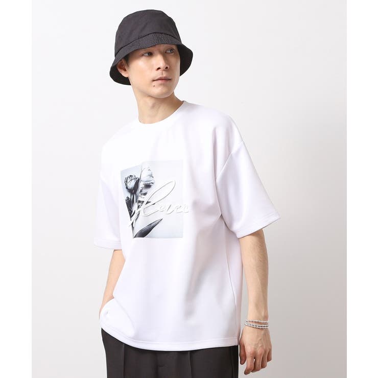 コード刺繍フォト半袖Tシャツ | THE SHOP TK | 詳細画像1 