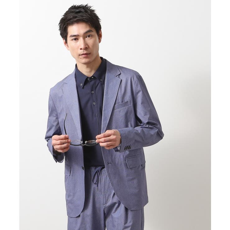 ブルー(093) | スマートムーブメッシュジャケット【セットアップ可/洗濯機OK】 | THE SHOP TK