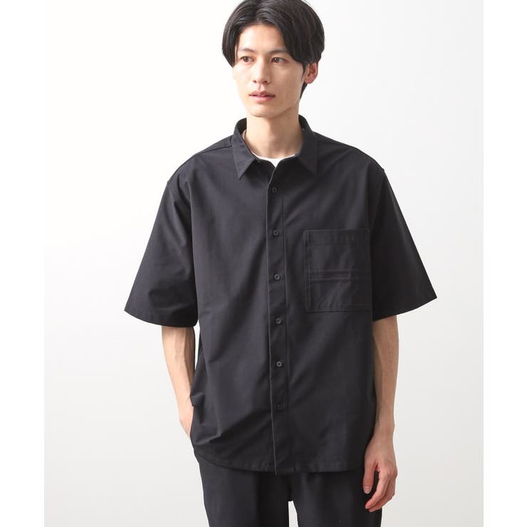 パーフェクテックツイル5分袖シャツ【セットアップ可 吸水速乾 UVカット | THE SHOP TK | 詳細画像14 