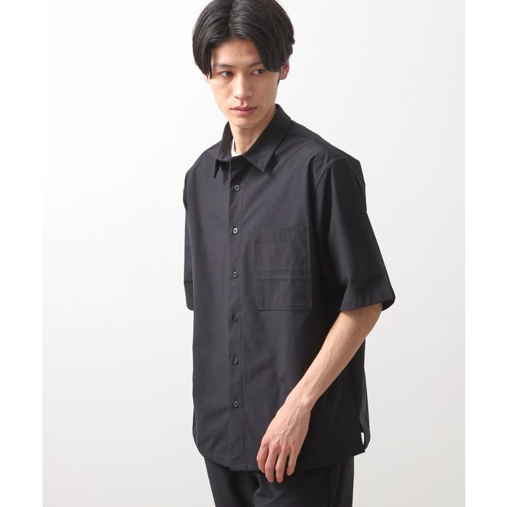 パーフェクテックツイル5分袖シャツ【セットアップ可 吸水速乾 UVカット | THE SHOP TK | 詳細画像15 