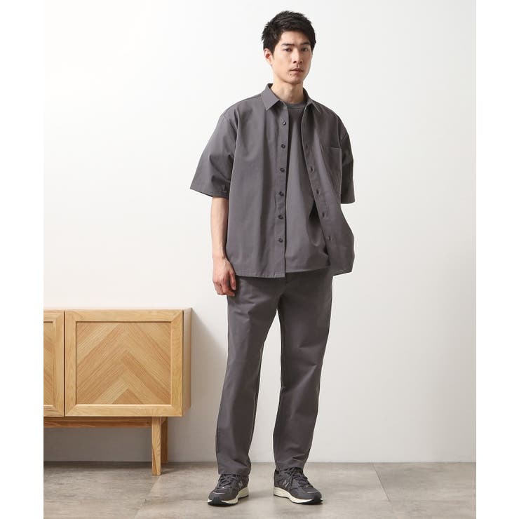 パーフェクテックツイル5分袖シャツ【セットアップ可 吸水速乾 UVカット | THE SHOP TK | 詳細画像7 