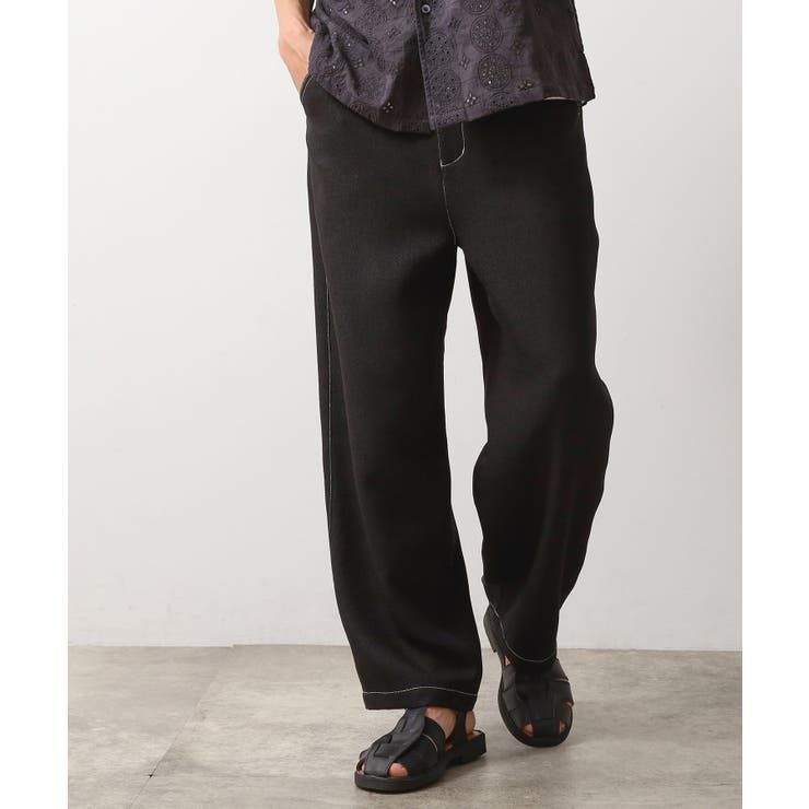 ブッチャー配色ワイドパンツ | THE SHOP TK | 詳細画像5 