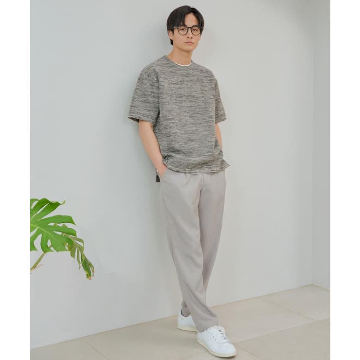 ドライタッチ半袖ニットTシャツ 【洗濯機ＯＫ】 | THE SHOP TK | 詳細画像2 