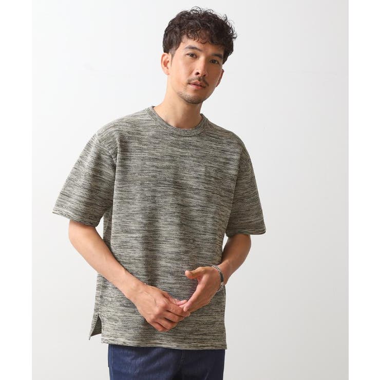 ドライタッチ半袖ニットTシャツ 【洗濯機ＯＫ】 | THE SHOP TK | 詳細画像3 