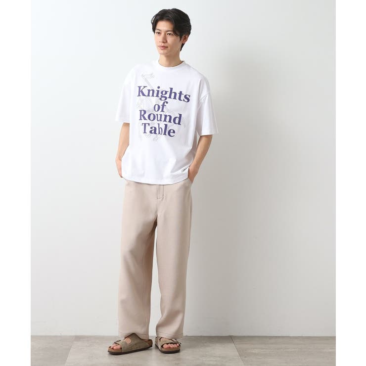 スウェード半袖ロゴTシャツ 洗濯機OK | THE SHOP TK | 詳細画像2 