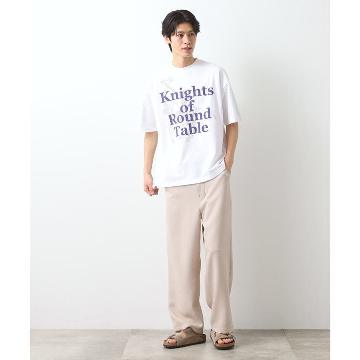 スウェード半袖ロゴTシャツ 洗濯機OK | THE SHOP TK | 詳細画像3 