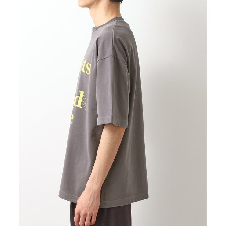 スウェード半袖ロゴTシャツ 洗濯機OK | THE SHOP TK | 詳細画像14 