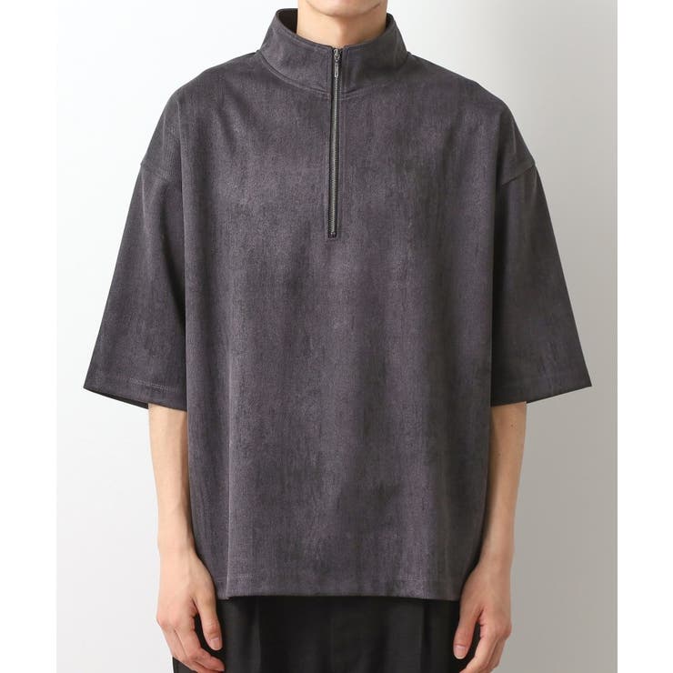 スウェードプリントハーフジッププルオーバー 【オーバーサイズ/洗濯機OK】 | THE SHOP TK | 詳細画像9 