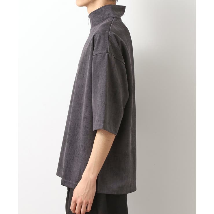 スウェードプリントハーフジッププルオーバー 【オーバーサイズ/洗濯機OK】 | THE SHOP TK | 詳細画像10 