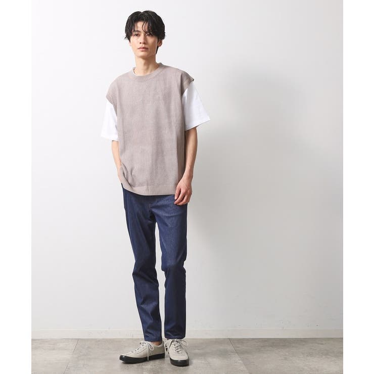 メッシュニットアンサンブルベスト 【半袖Tシャツセットアイテム/洗濯機OK】 | THE SHOP TK | 詳細画像15 