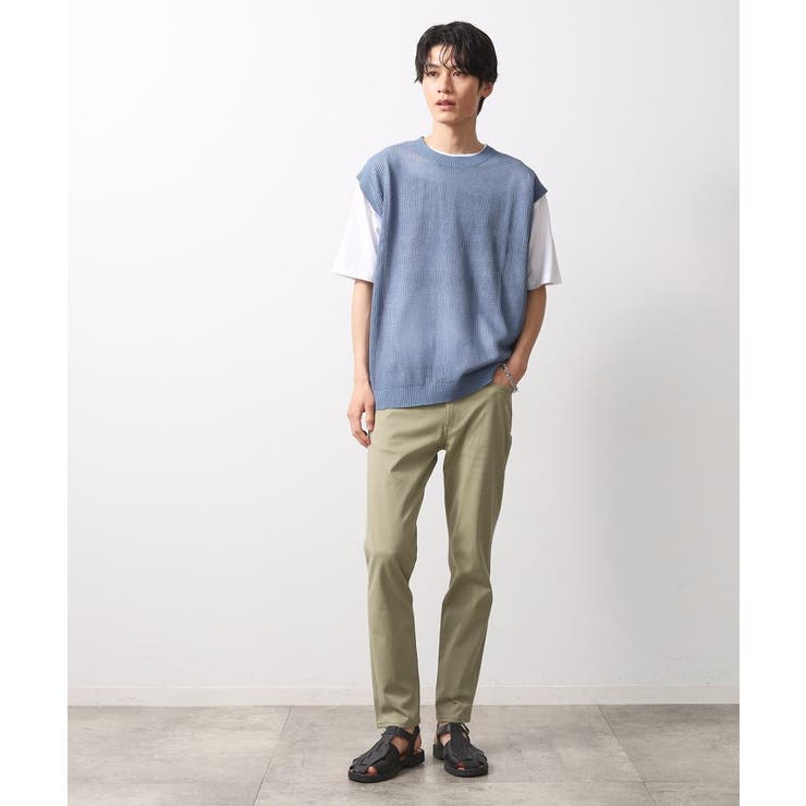 メッシュニットアンサンブルベスト 【半袖Tシャツセットアイテム/洗濯機OK】 | THE SHOP TK | 詳細画像19 