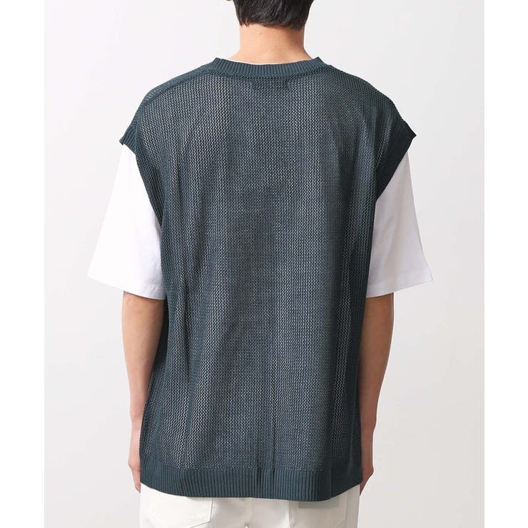 メッシュニットアンサンブルベスト 【半袖Tシャツセットアイテム/洗濯機OK】 | THE SHOP TK | 詳細画像25 