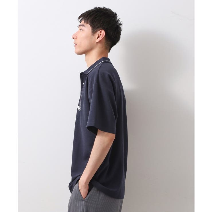 サガラ刺繍半袖ポロシャツ 【洗濯機OK/ユニセックス】 | THE SHOP TK | 詳細画像6 