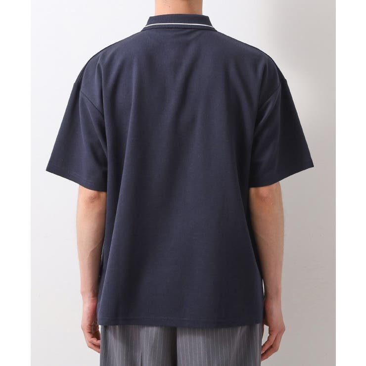 サガラ刺繍半袖ポロシャツ 【洗濯機OK/ユニセックス】 | THE SHOP TK | 詳細画像11 