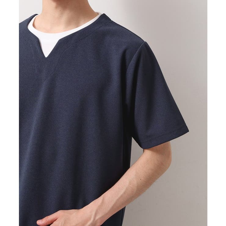 ツイルキーネック半袖Tシャツ 【接触冷感/洗濯機OK】 | THE SHOP TK | 詳細画像21 