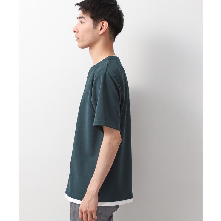 ツイルキーネック半袖Tシャツ 【接触冷感/洗濯機OK】 | THE SHOP TK | 詳細画像13 