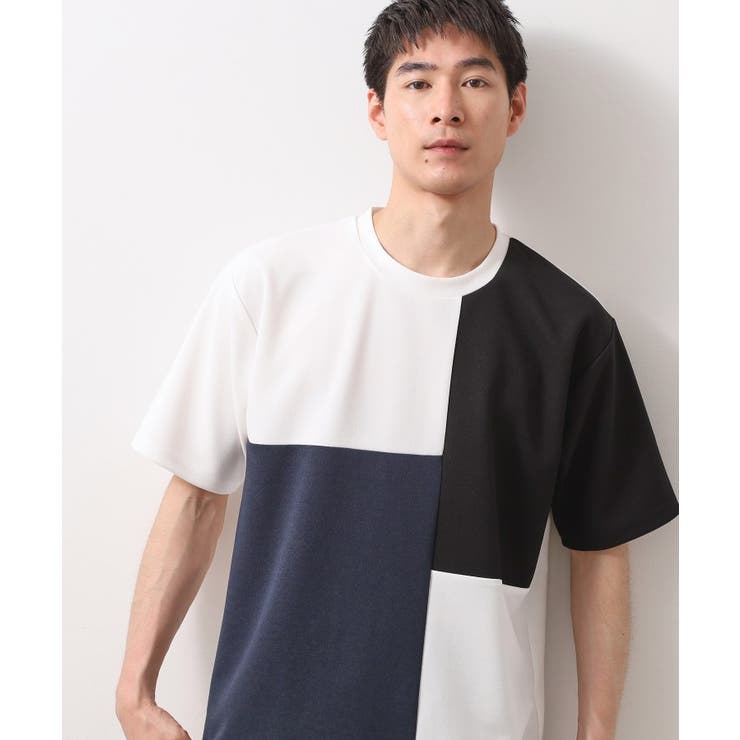ブラック(519) | ツイルブロッキング半袖Tシャツ | THE SHOP TK