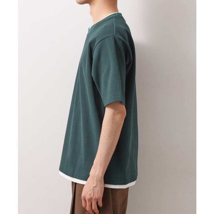 ランダムワッフル半袖Tシャツ 【洗濯機ＯＫ】 | THE SHOP TK | 詳細画像18 