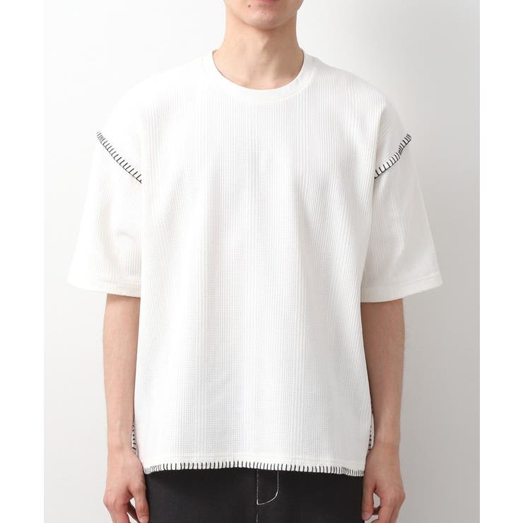 ステッチ刺繍半袖Tシャツ ビックシルエット | THE SHOP TK | 詳細画像9 