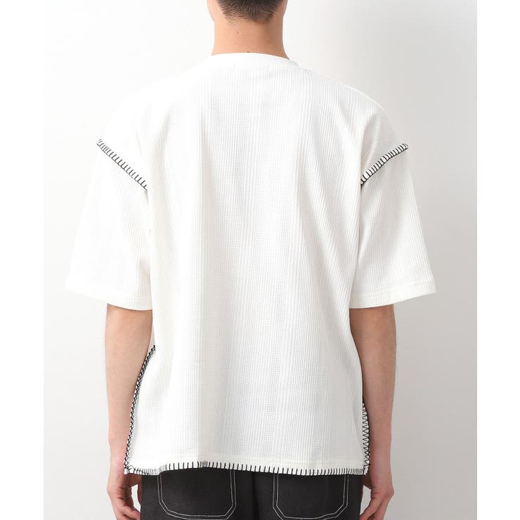 ステッチ刺繍半袖Tシャツ ビックシルエット | THE SHOP TK | 詳細画像11 