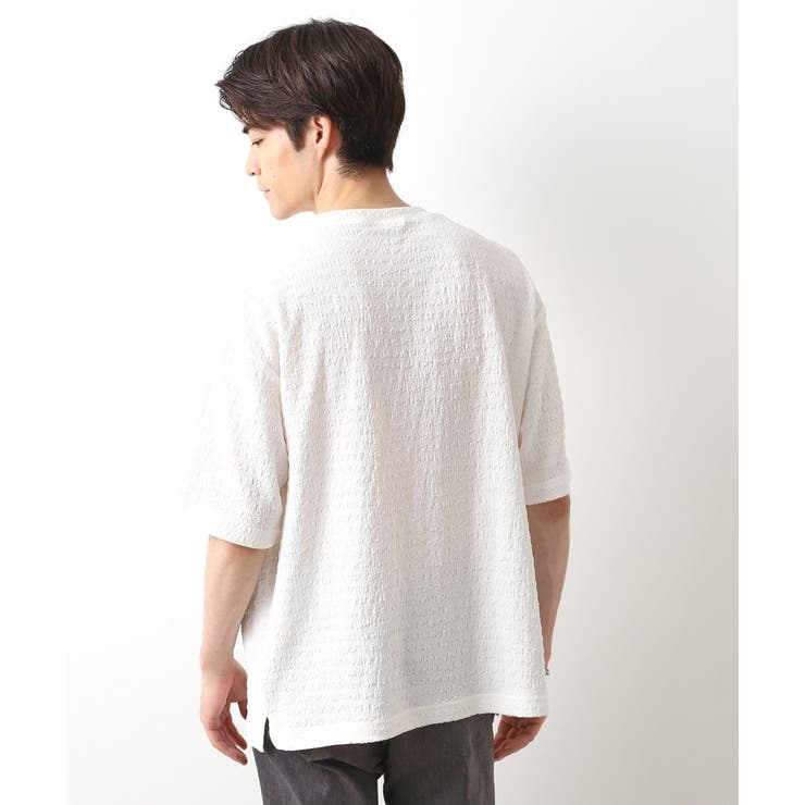 楊柳ボーダー半袖Tシャツ【洗濯機OK】 | THE SHOP TK | 詳細画像2 