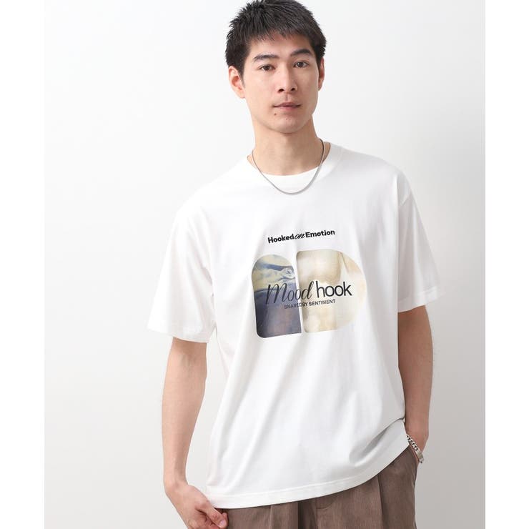 オフホワイト(803) | アートグラフィック半袖Tシャツ | THE SHOP TK