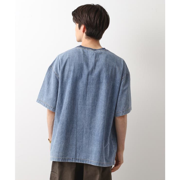 ライトデニム半袖Tシャツ【洗濯機OK】 | THE SHOP TK | 詳細画像2 