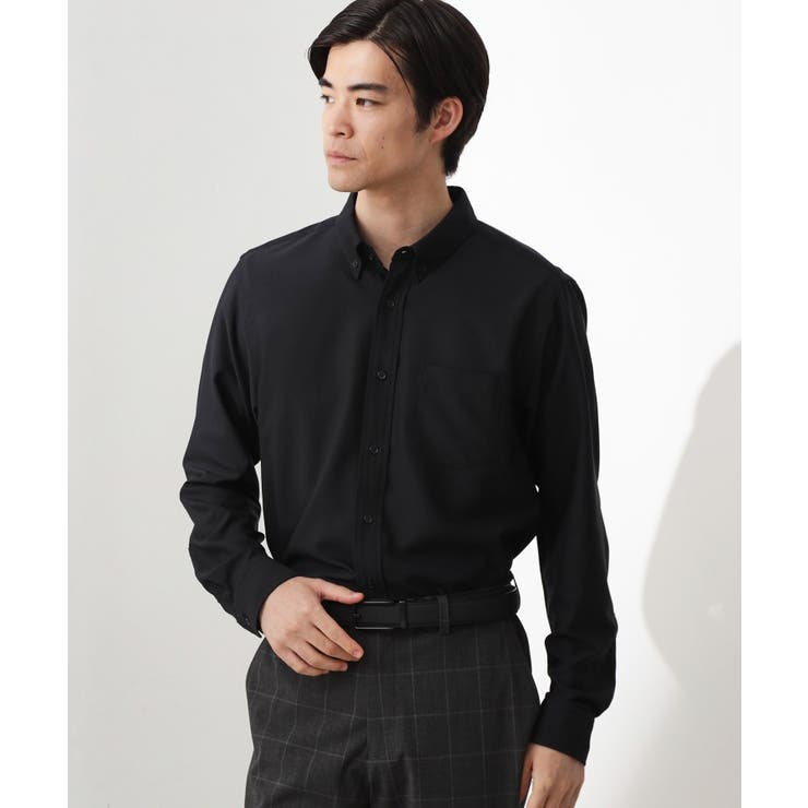 スムースファイバー長袖シャツ 【吸水速乾/UVカット/軽量/イージーケア】 | THE SHOP TK | 詳細画像1 