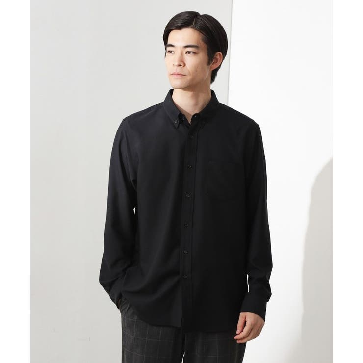 スムースファイバー長袖シャツ 【吸水速乾/UVカット/軽量/イージーケア】 | THE SHOP TK | 詳細画像2 