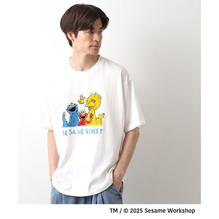 オフホワイト(103) | セサミストリートTシャツ／親子リンク | THE SHOP TK