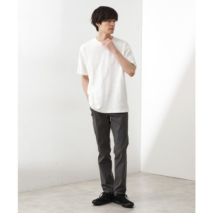 パターンジャカード半袖Tシャツ【洗濯機OK】 | THE SHOP TK | 詳細画像3 