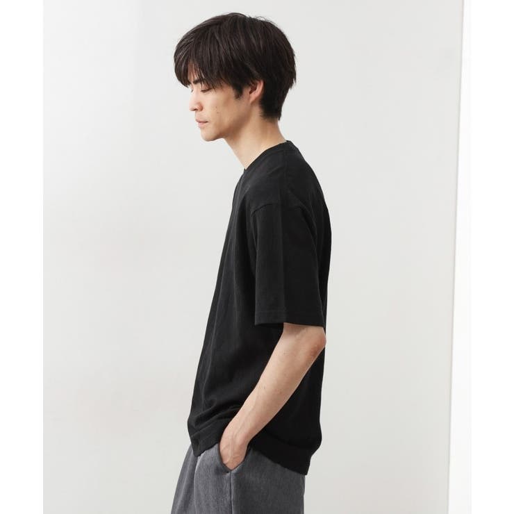 パターンジャカード半袖Tシャツ【洗濯機OK】 | THE SHOP TK | 詳細画像5 