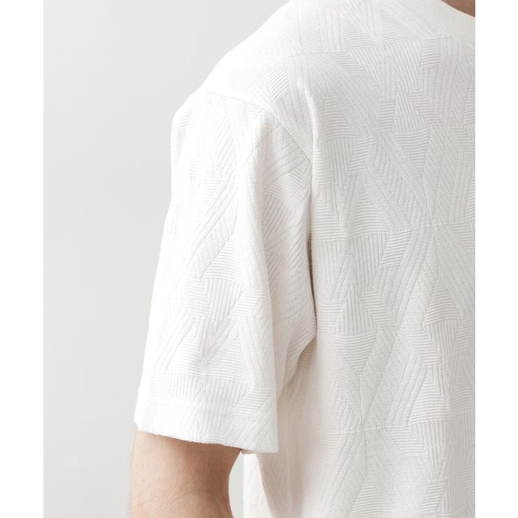 パターンジャカード半袖Tシャツ【洗濯機OK】 | THE SHOP TK | 詳細画像13 