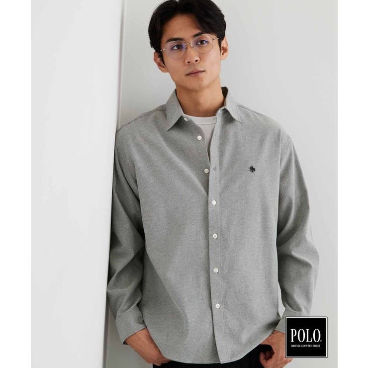 グレー(012) | POLO BCS/アソート長袖シャツ | THE SHOP TK