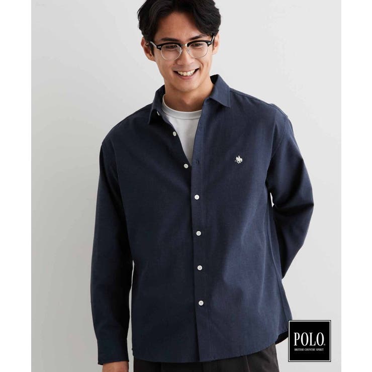 ネイビー(094) | POLO BCS/アソート長袖シャツ | THE SHOP TK