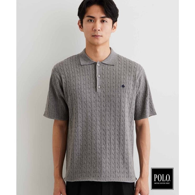 POLO BCS/ケーブルニットポロ | THE SHOP TK | 詳細画像14 