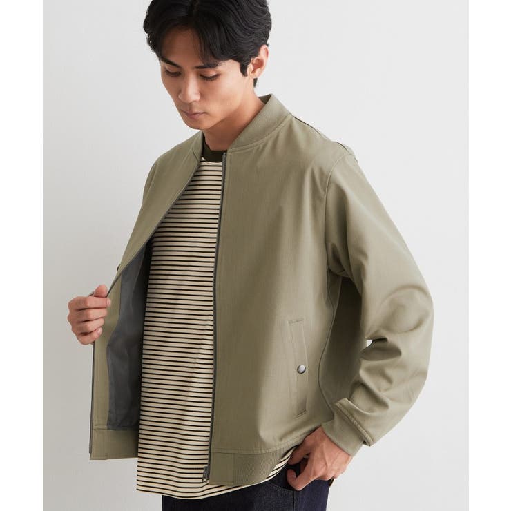 【洗濯機OK／ストレッチ】FLEX LINE リブブルゾン | THE SHOP TK | 詳細画像7 