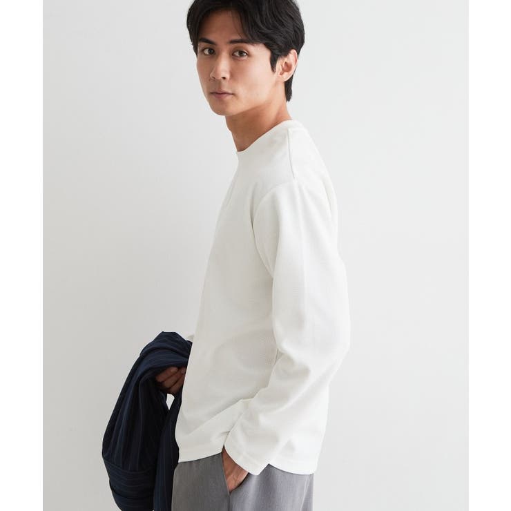 【洗濯機OK】カノコ編み 長袖Tシャツ | THE SHOP TK | 詳細画像4 