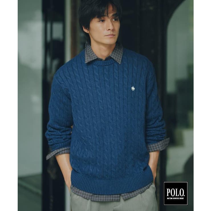 POLO BCS / 別注ケーブルニット | THE SHOP TK | 詳細画像2 