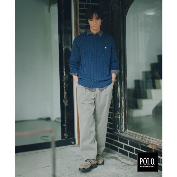 POLO BCS / 別注ケーブルニット | THE SHOP TK | 詳細画像3 