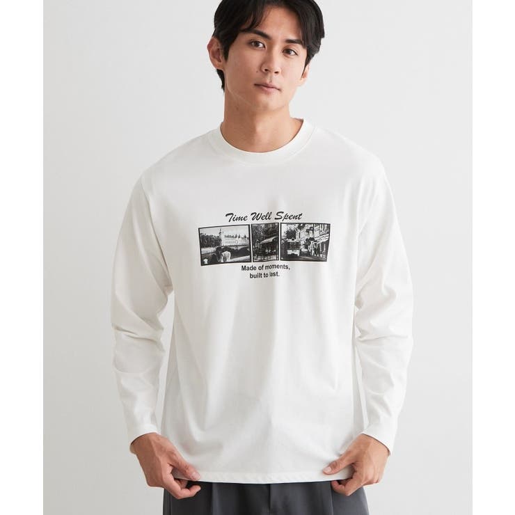 【洗濯機OK】フォトプリント 長袖Tシャツ | THE SHOP TK | 詳細画像1 