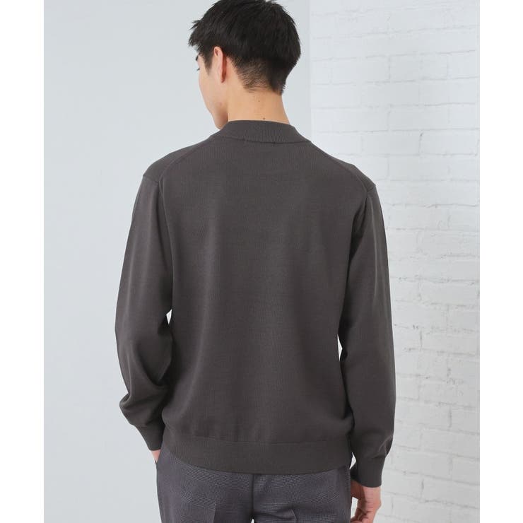 【冬のビジネスシーンに最適】シルキーモックネックニット 洗濯機OK | THE SHOP TK | 詳細画像6 