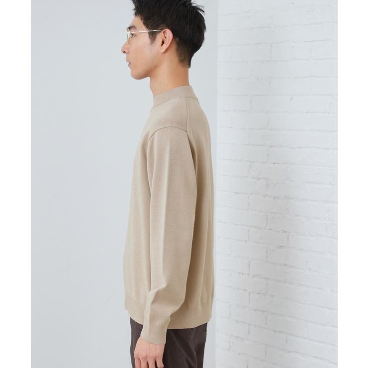 【冬のビジネスシーンに最適】シルキーモックネックニット 洗濯機OK | THE SHOP TK | 詳細画像14 