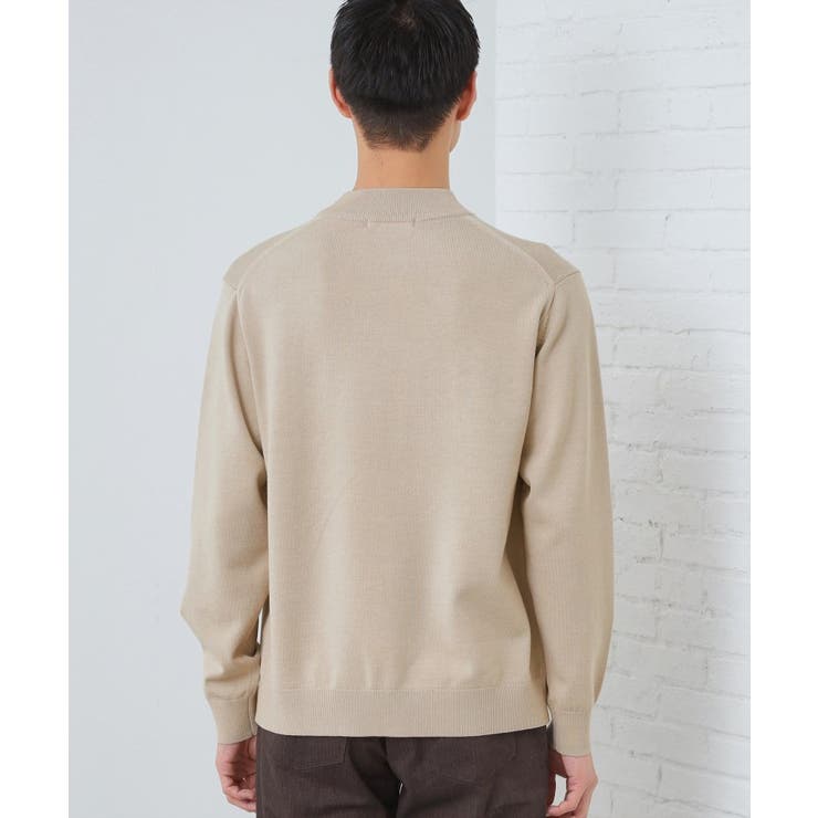 【冬のビジネスシーンに最適】シルキーモックネックニット 洗濯機OK | THE SHOP TK | 詳細画像15 