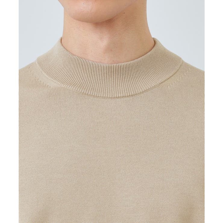 【冬のビジネスシーンに最適】シルキーモックネックニット 洗濯機OK | THE SHOP TK | 詳細画像16 