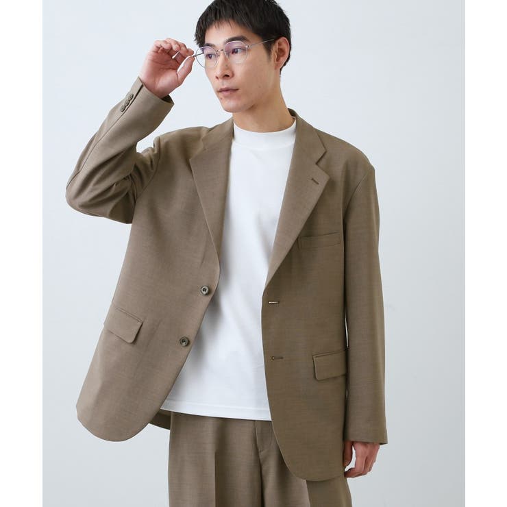 モカブラウン(042) | AVANT LINO リラックスジャケット セットアップ可／洗濯機OK | THE SHOP TK