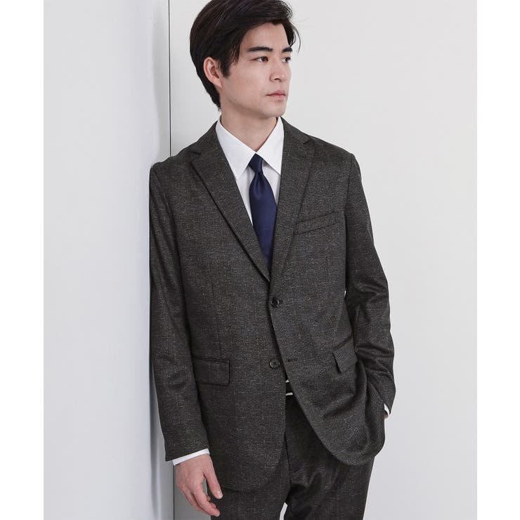 チャコールグレー(214) | 【動きやすい、快適ビジネスジャケット】TRジャージ ジャケット セットアップ可 | THE SHOP TK
