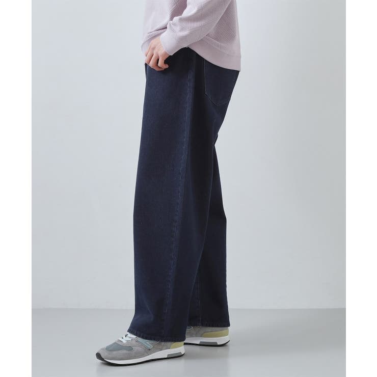 【半歩先のオシャレ】デニムカーブパンツ セットアップ可/洗濯機OK | THE SHOP TK | 詳細画像12 