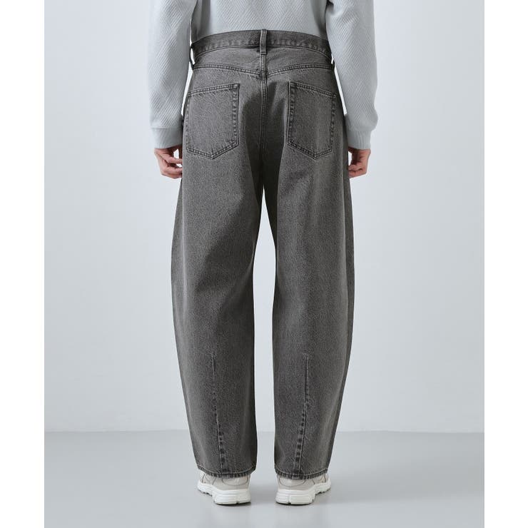 【半歩先のオシャレ】デニムカーブパンツ セットアップ可/洗濯機OK | THE SHOP TK | 詳細画像18 