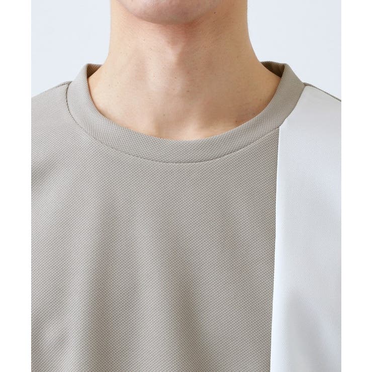 【一枚で着映える】パターンブロッキング 半袖Tシャツ 洗濯機OK | THE SHOP TK | 詳細画像16 